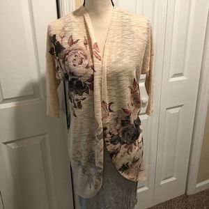 Light Knit Rose Cardigan